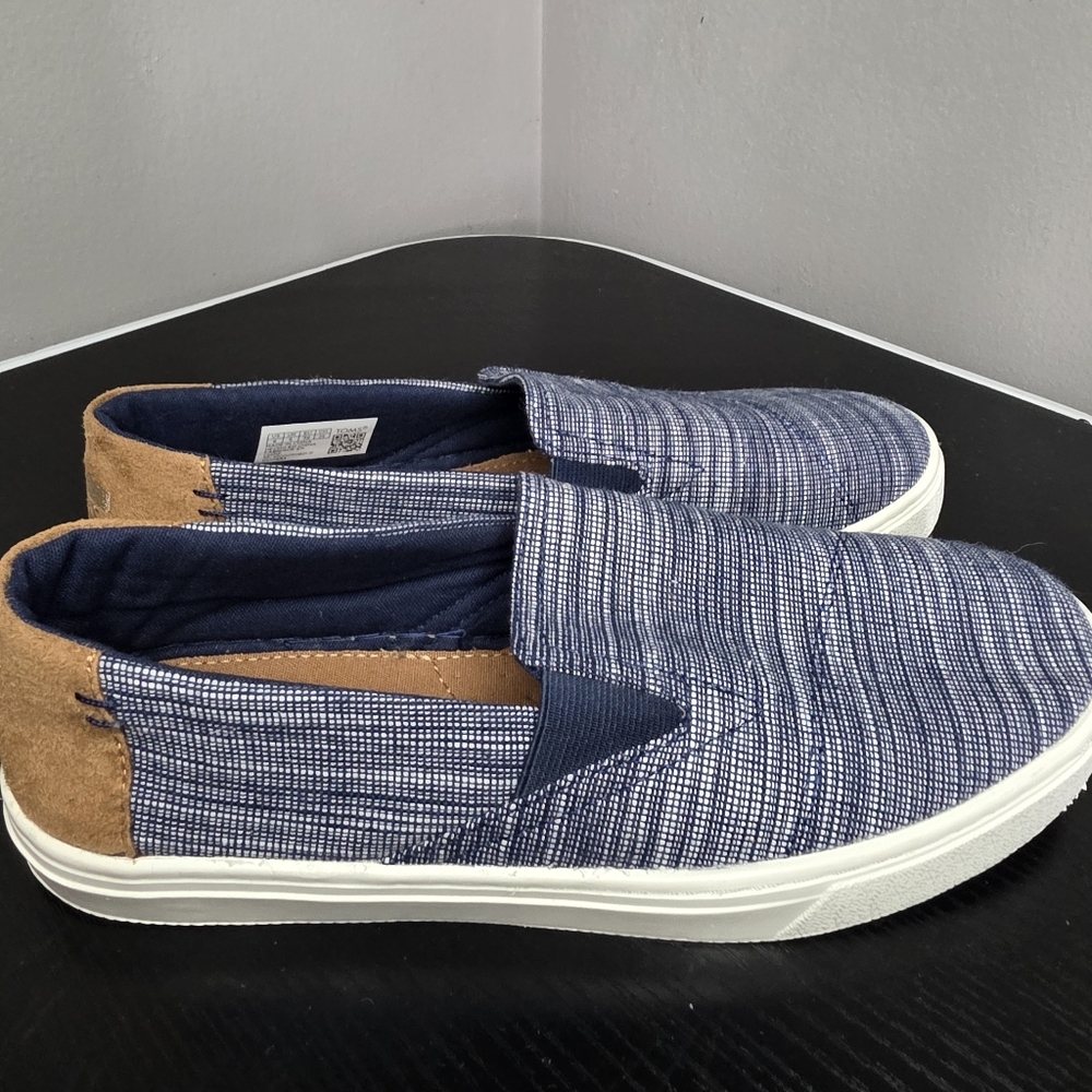 Casual Blue Slip-On Shoes